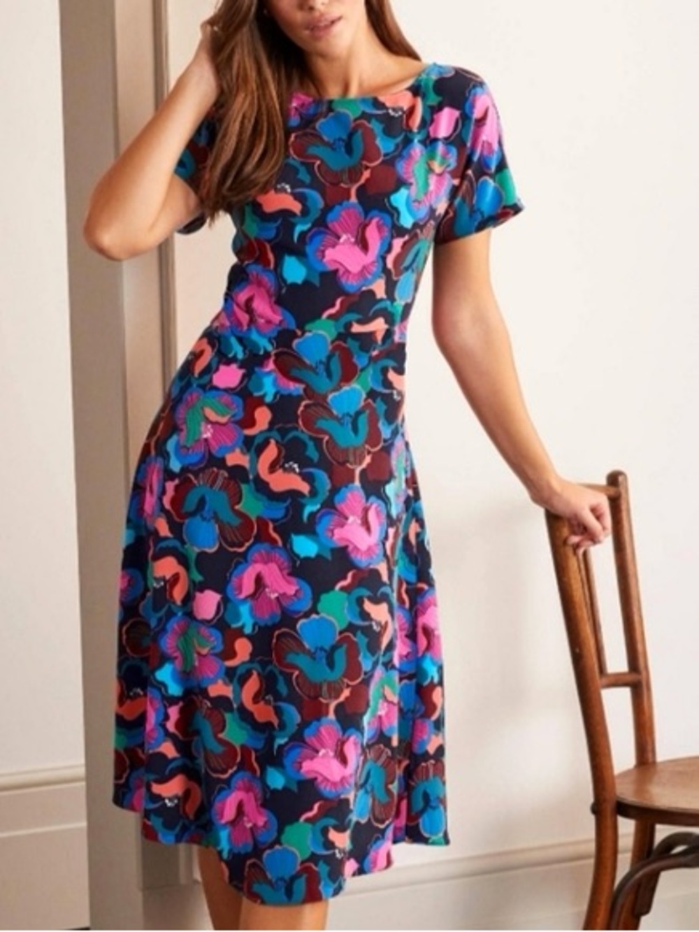 Boden Cynthia Dress with Kimono Sleeves US 2